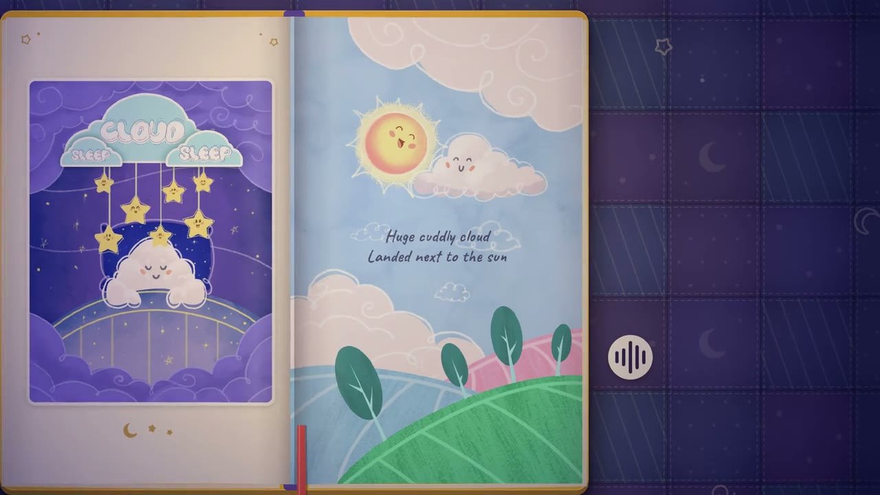 A calm bedtime routine with Ninni – a story and sleep sounds