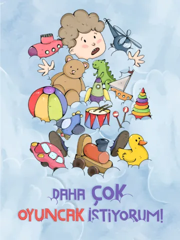 Daha Çok Oyuncak İstiyorum kapağı